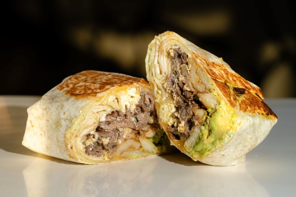 Ribeye california breakfast burrito
