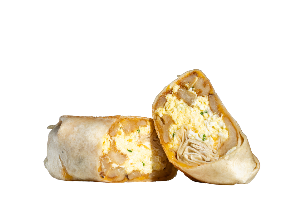 Plain jane breakfast burrito