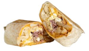 Black Forest Ham Healthy Breakfast Burrito