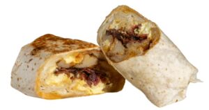 Applewood Smoked Bacon Healthy Breakfast Burrito